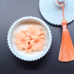 Handmade soy wax candle in a jar