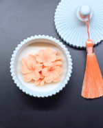 Handmade soy wax candle in a jar