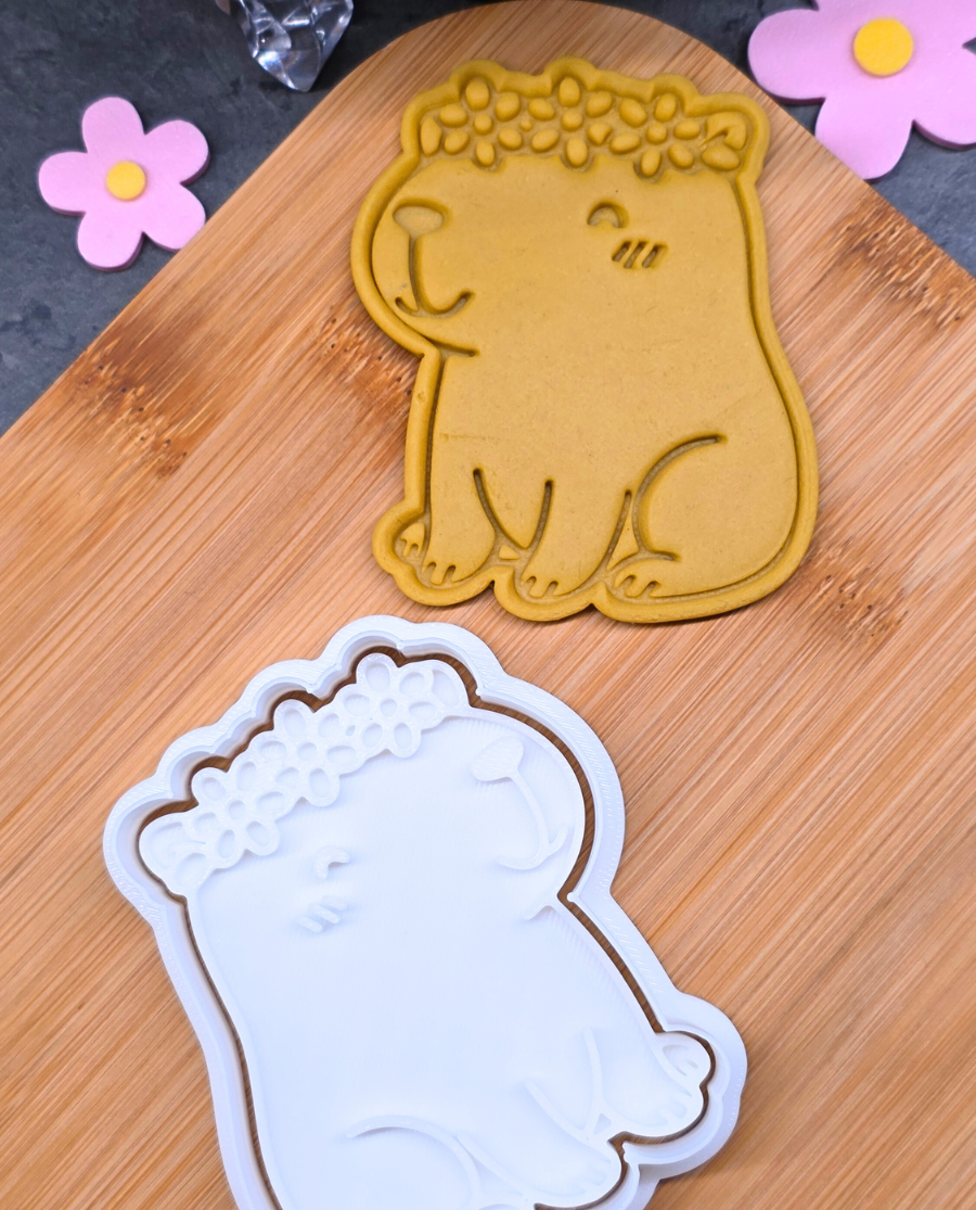 Sausainių formelė Kapibara Capybara Pavasaris1 Sausainių formelė Kapibara Capybara Pavasaris