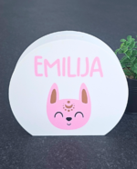 3D Taupyklė su vardu Boho stiliaus