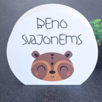 3D Taupyklė su vardu Svajonėms