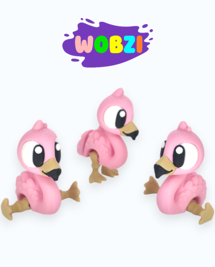 3D WOBZI žaisliukas „Flamingas“