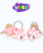 3D Raktų pakabukas ar žaisliukas "Cukrinis dinozauras"