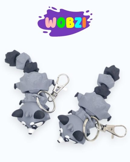 3D Raktų pakabukas "Meškėnas Raccoon"
