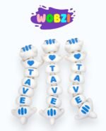 Flexi fidget figūrėlė kačiukas „Myliu Tave"